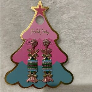 NEW Packed Party Pink and Green Candy Earrings